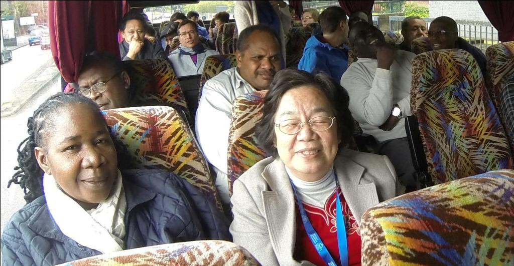 Rev. Kabonde in Scotland - bus tour